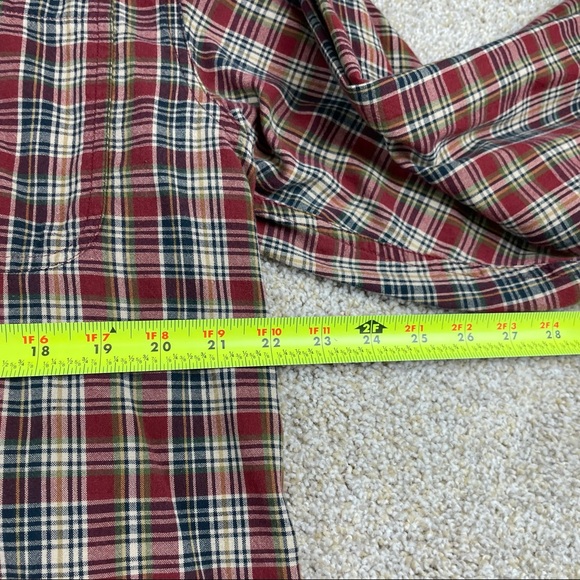 Columbia fall autumn red casual button down shirt - Picture 5 of 5